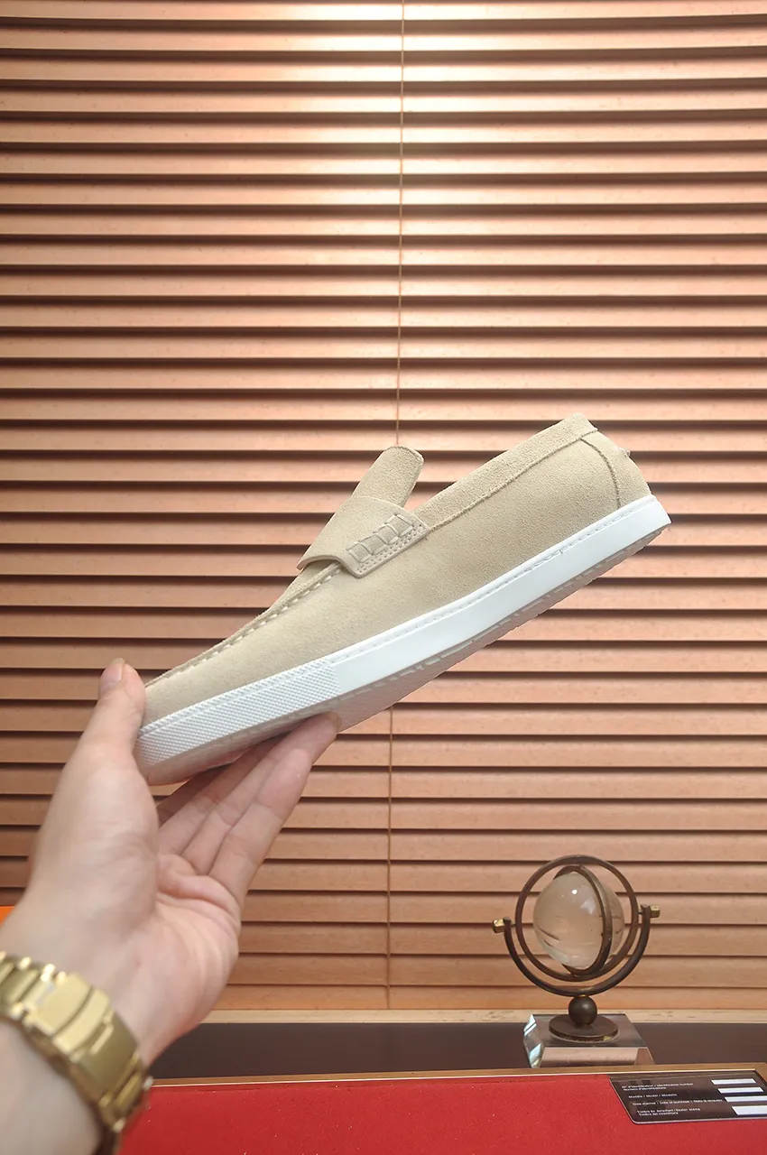 Men's Men's Shoes💰560💶[[HERMES]] (High-end Niuli) New 🍀 HERMES - top version of Hermès classic casual leather shoes! Made of imported original cowhide, the inner top layer is comfortable cowhide lining! Original wear-resistant rubber outsole! High quality products! Code number 39-45 (45 customized)